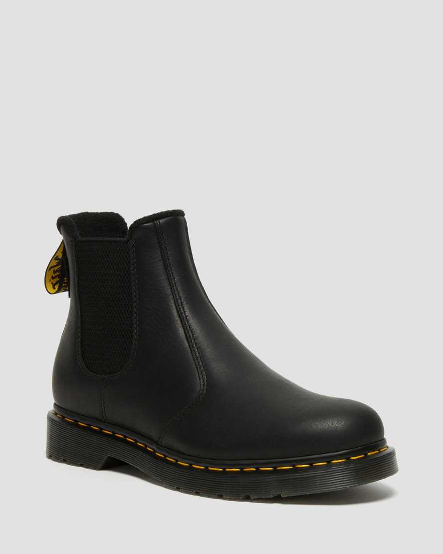 Dr. Martens 2976 Warmwair Nahka Miesten Chelsea Nilkkurit - Mustat Nilkkurit [152-KDUSLN]